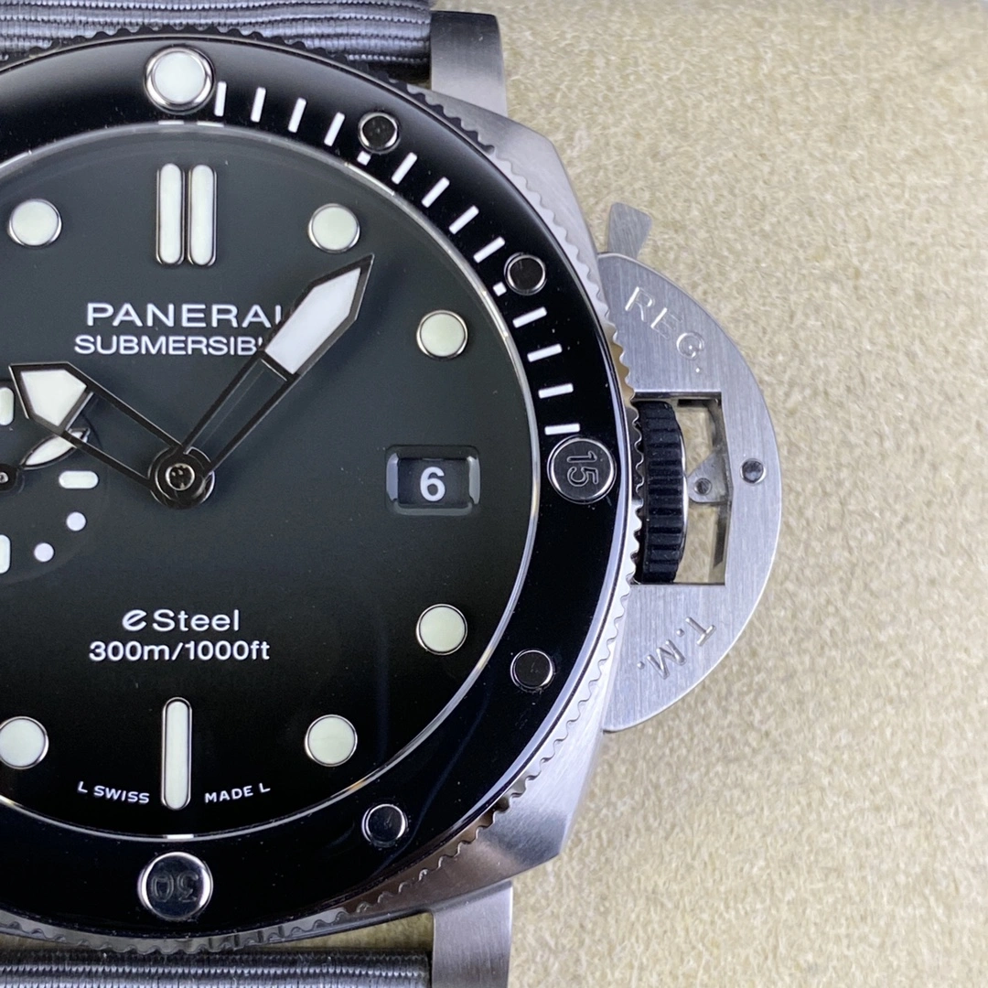 CBD Factory Panerai Submersible QuarantaQuattro 44mm Grigio Roccia (PAM01288) 1:1 Super Clone – DDP.900 Movement BestValue 391